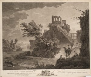 Flusslandschaft mit Anglern