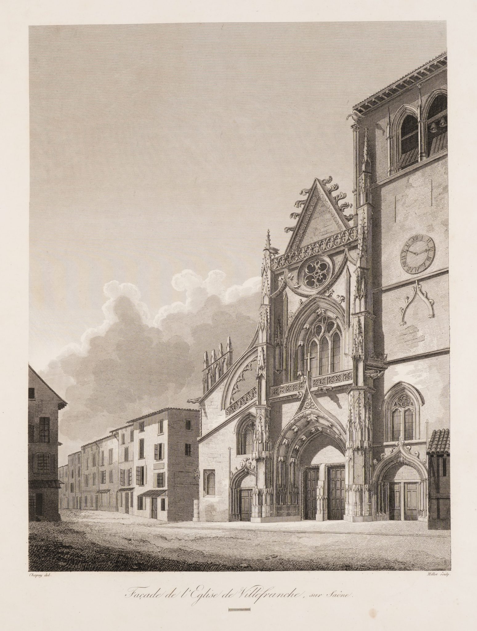 Gotische Kirchenfassade