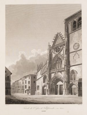 Gotische Kirchenfassade
