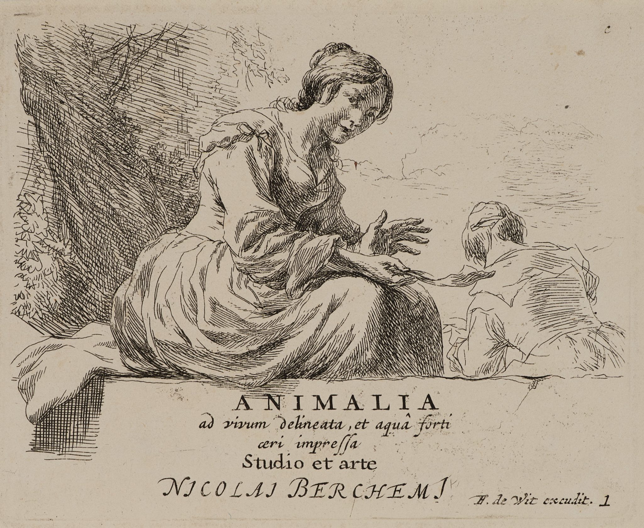 Sitzende Bäuerin, Titel zur Serie "Animalia"