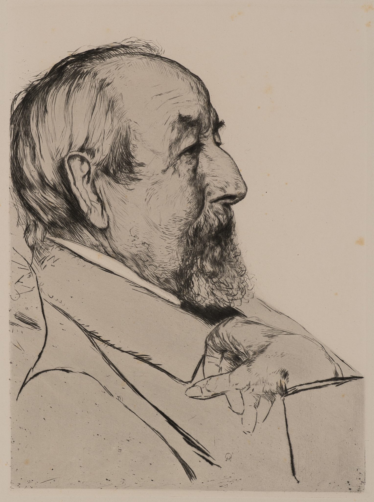 Porträt des Schriftstellers Klaus Groth