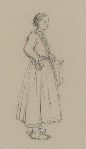 Stehende Frau