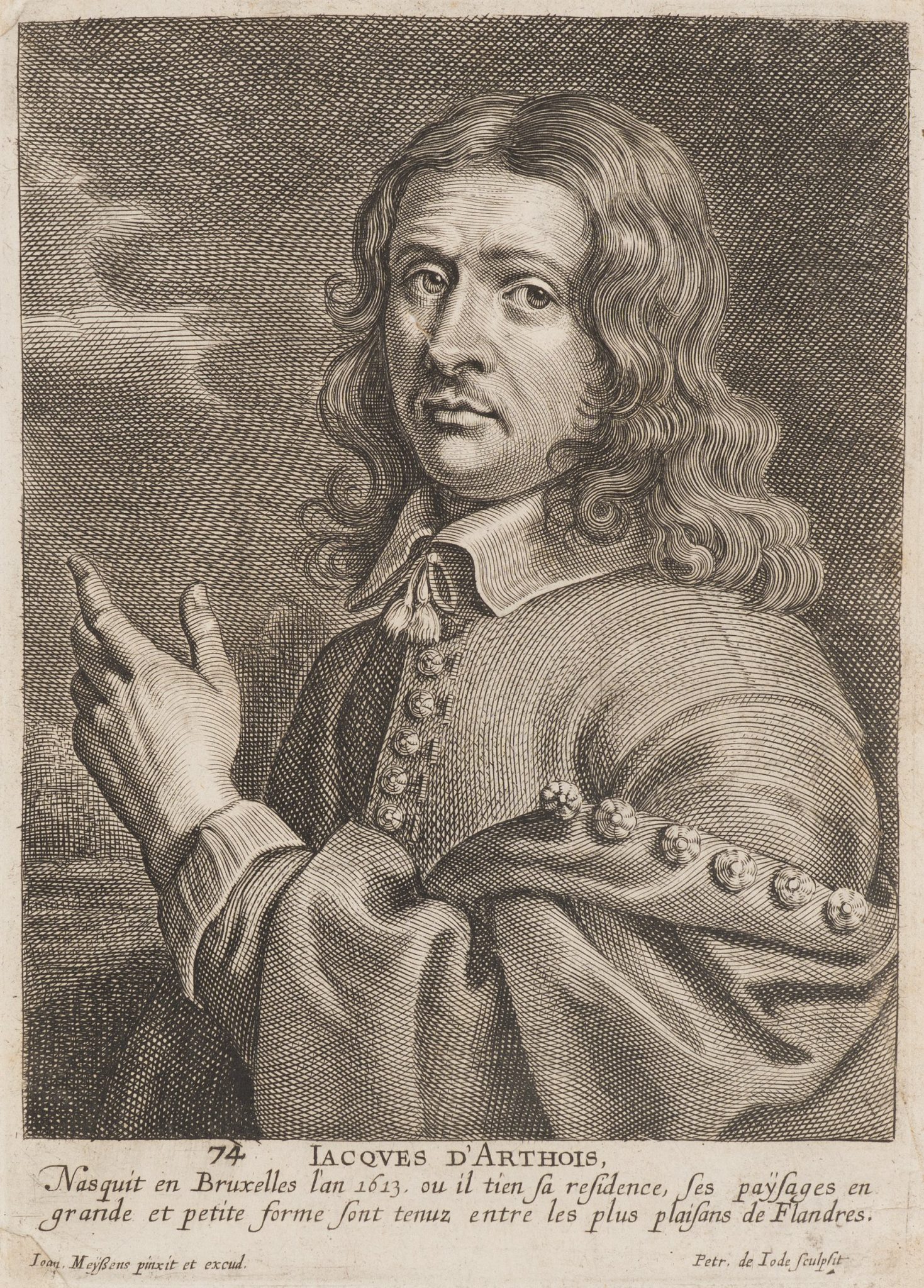 Porträt des Malers Jaques D'Arthois