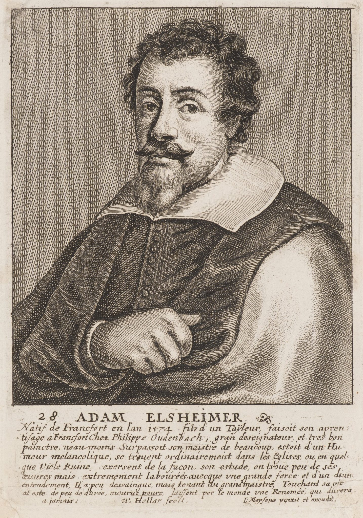 Porträt des Malers Adam Elsheimer