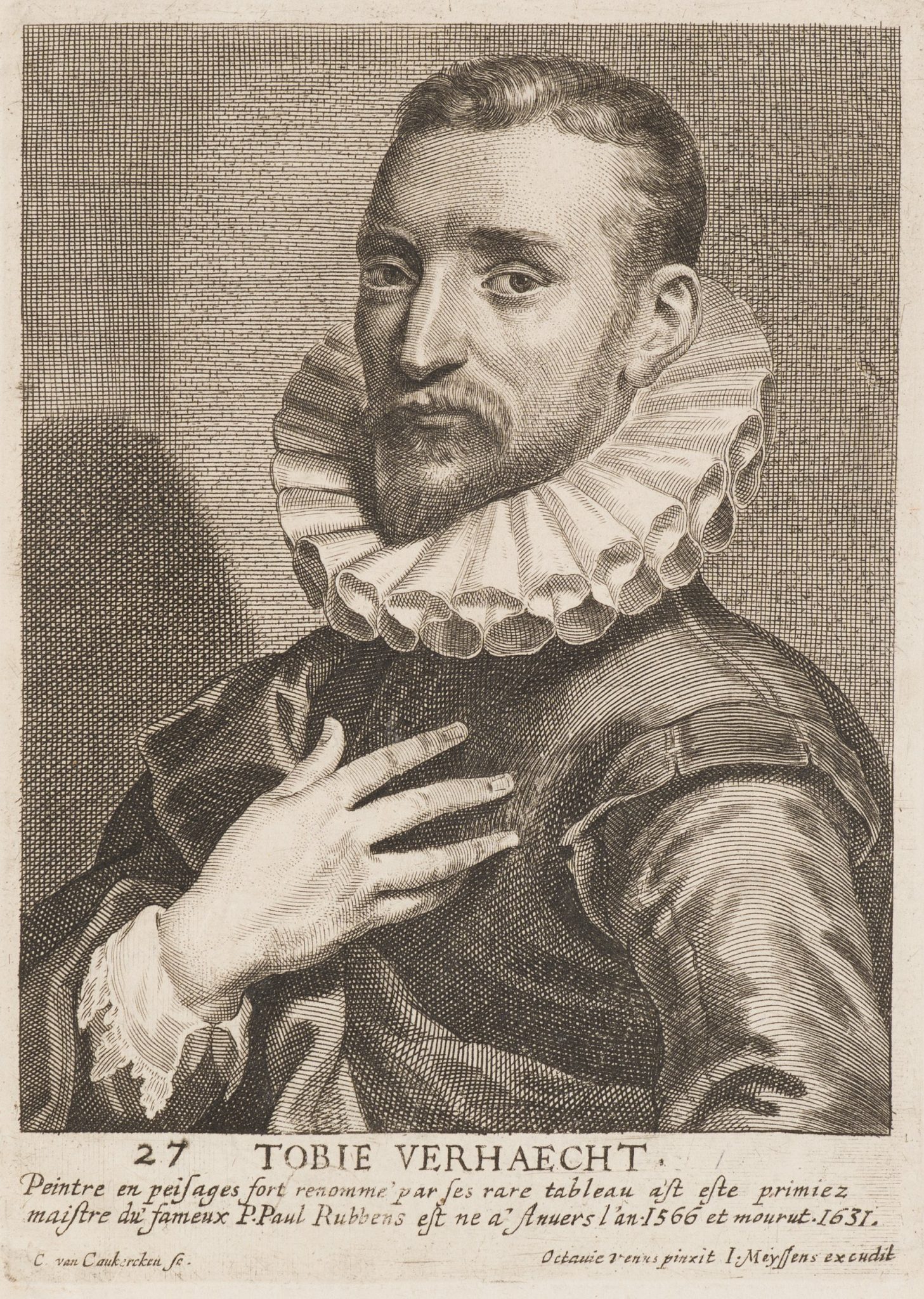 Porträt des Malers Tobias Verhaecht
