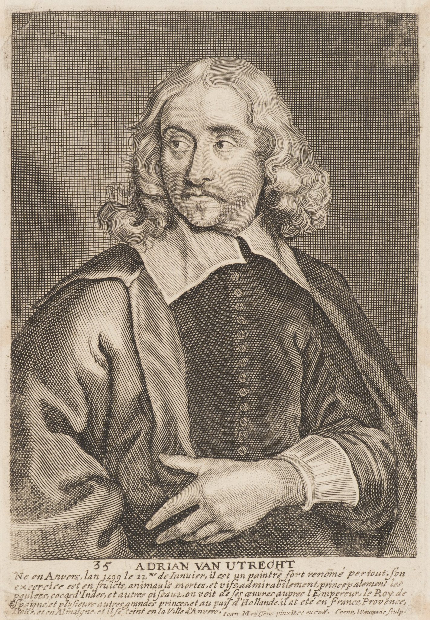 Porträt des Malers Adriaen van Utrecht