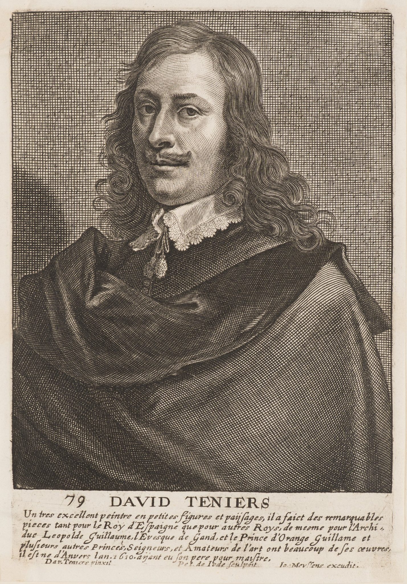 Porträt des Malers David Teniers des Jüngeren