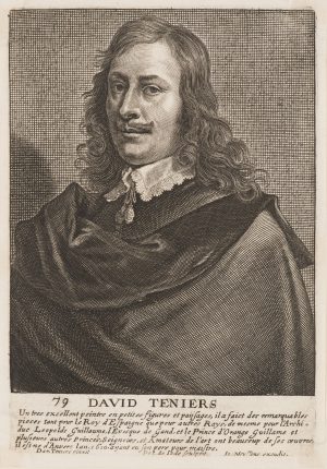 Porträt des Malers David Teniers des Jüngeren
