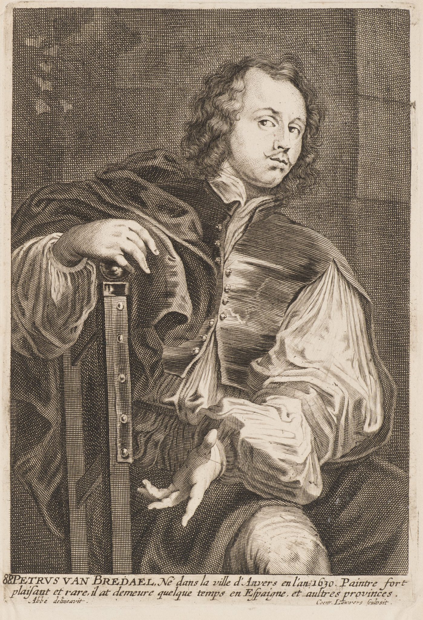 Porträt des Malers Peeter van Bredael