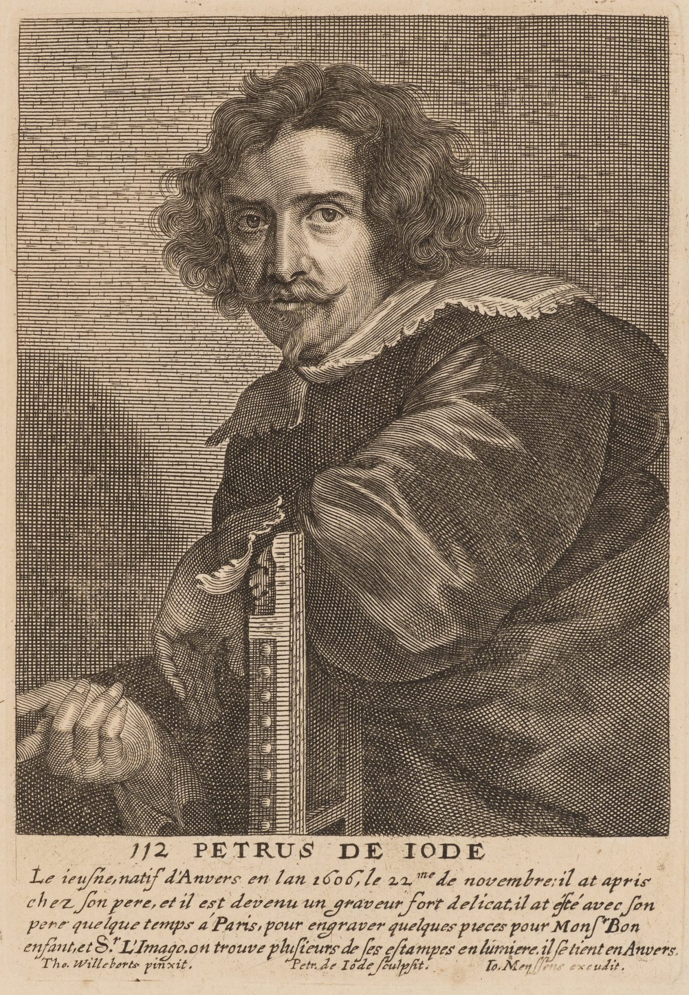 Porträt des Malers Pieter de Jode dem Jüngeren