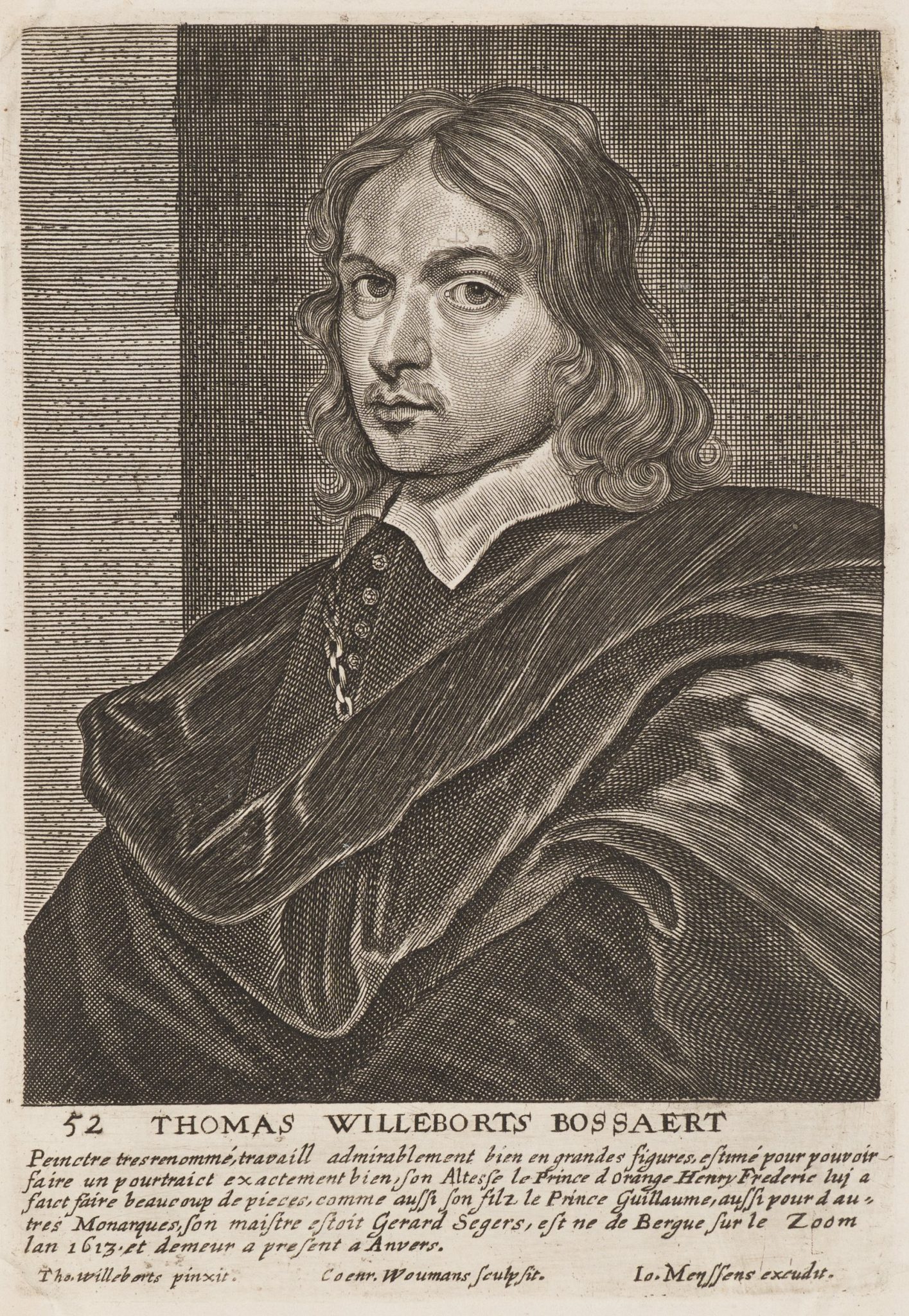 Selbstporträt des Malers Thomas Willeboirts Bosschaert