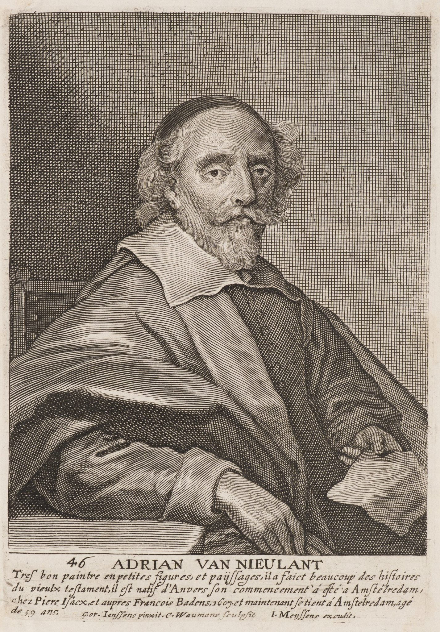 Porträt des Malers Adriaen van Nieulandt