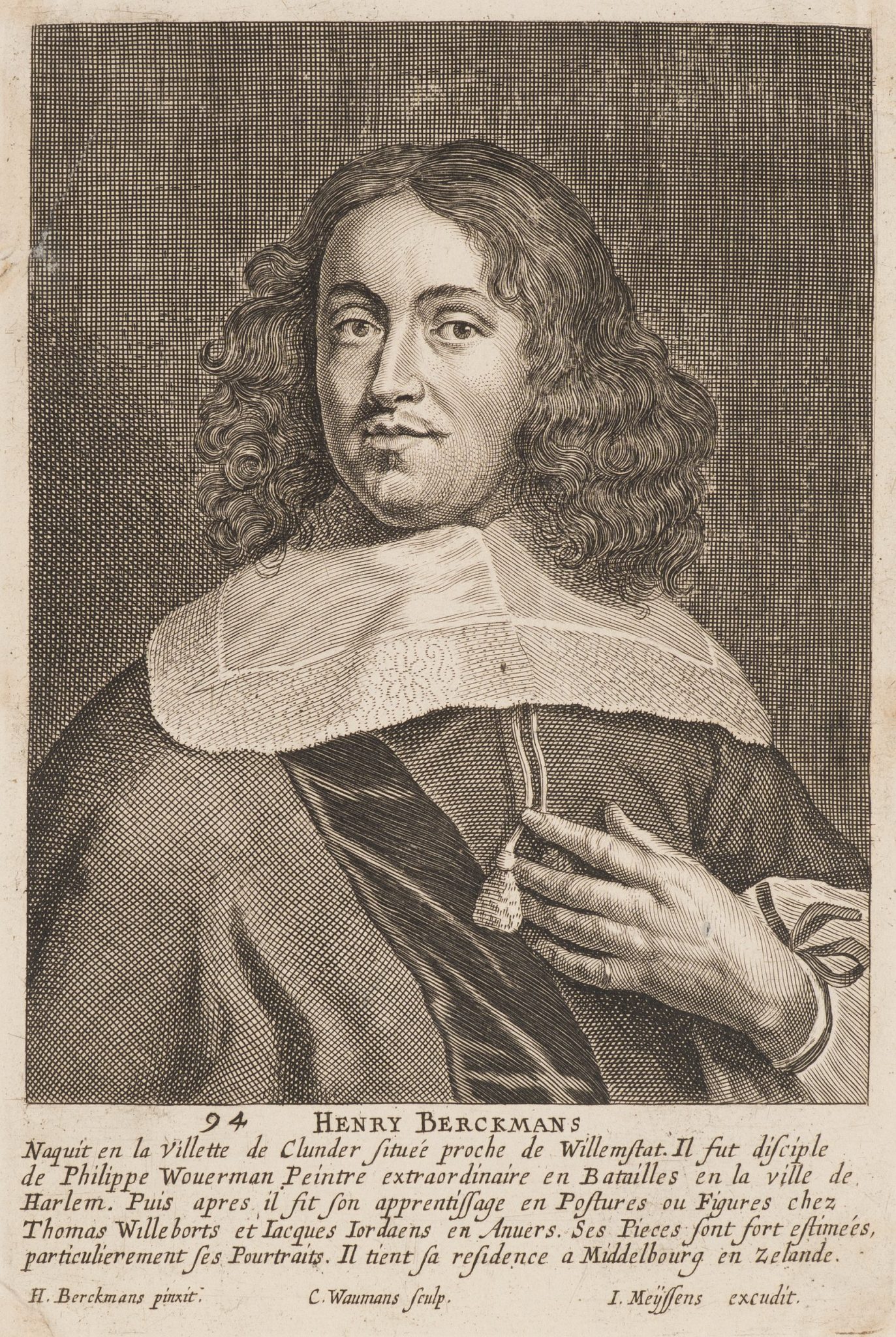 Porträt des Malers Hendrick Berckman