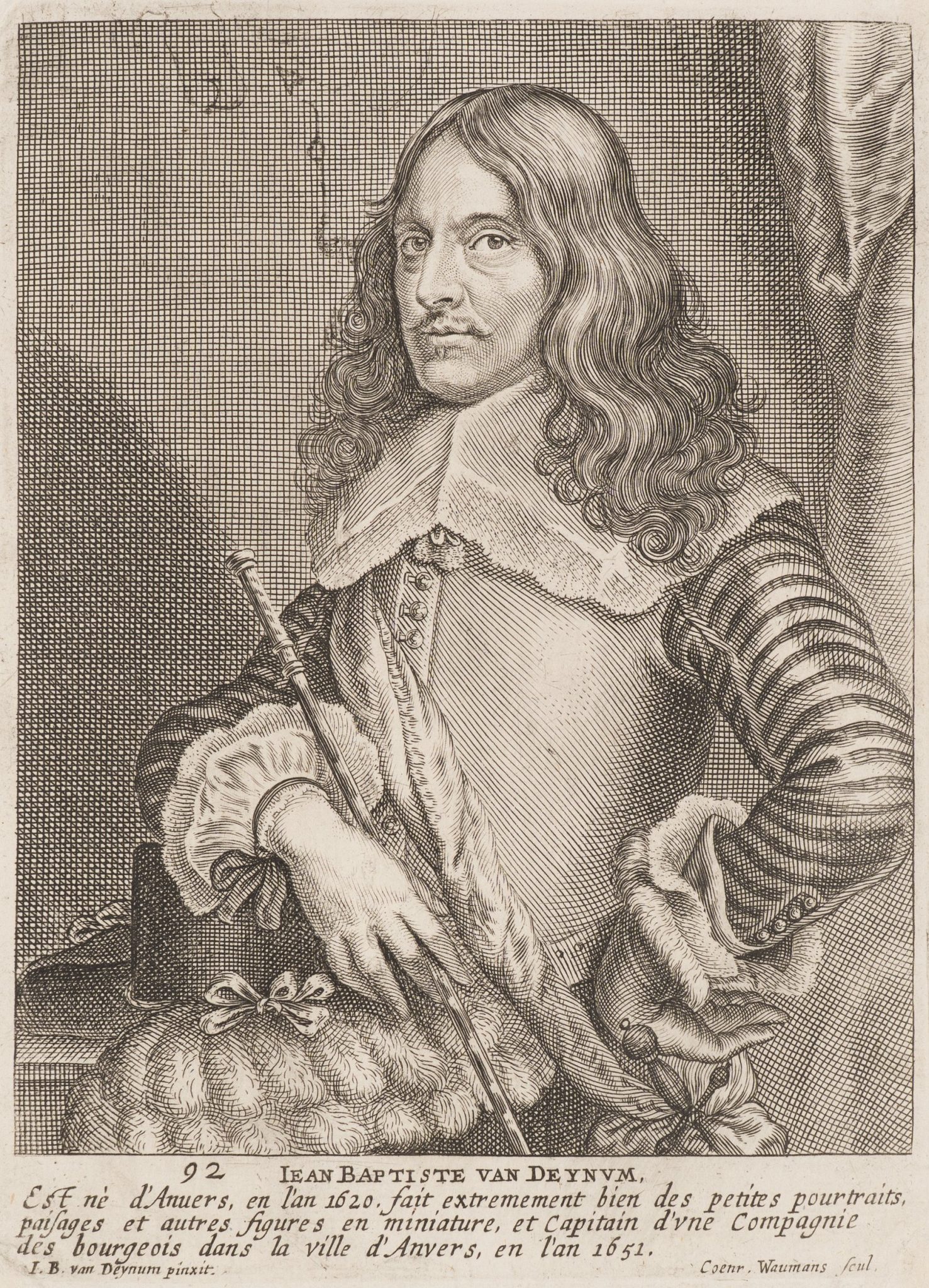 Porträt des Malers Jan Baptist van Deynum