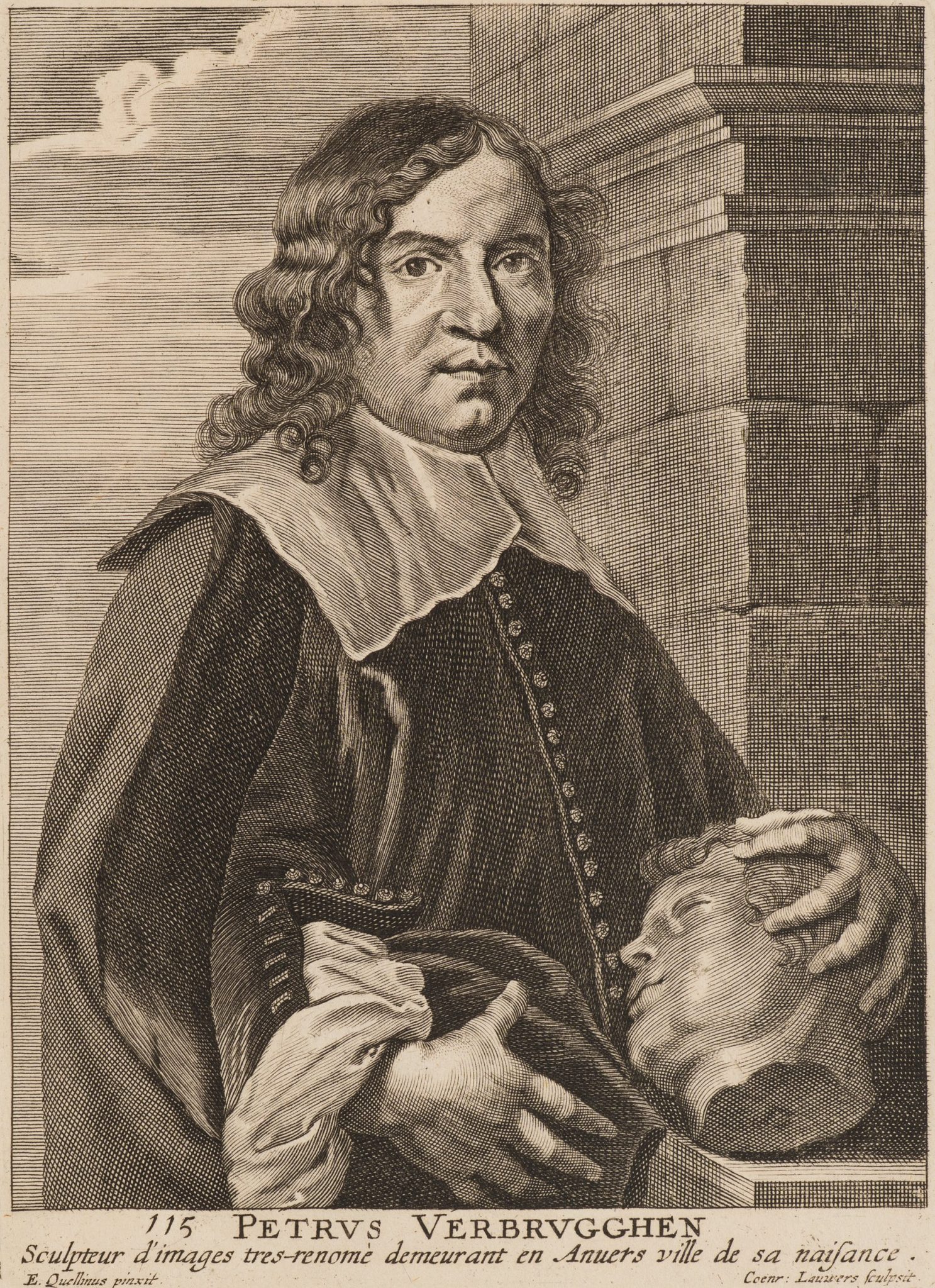 Porträt des Bildhauers Pieter Verbruggen