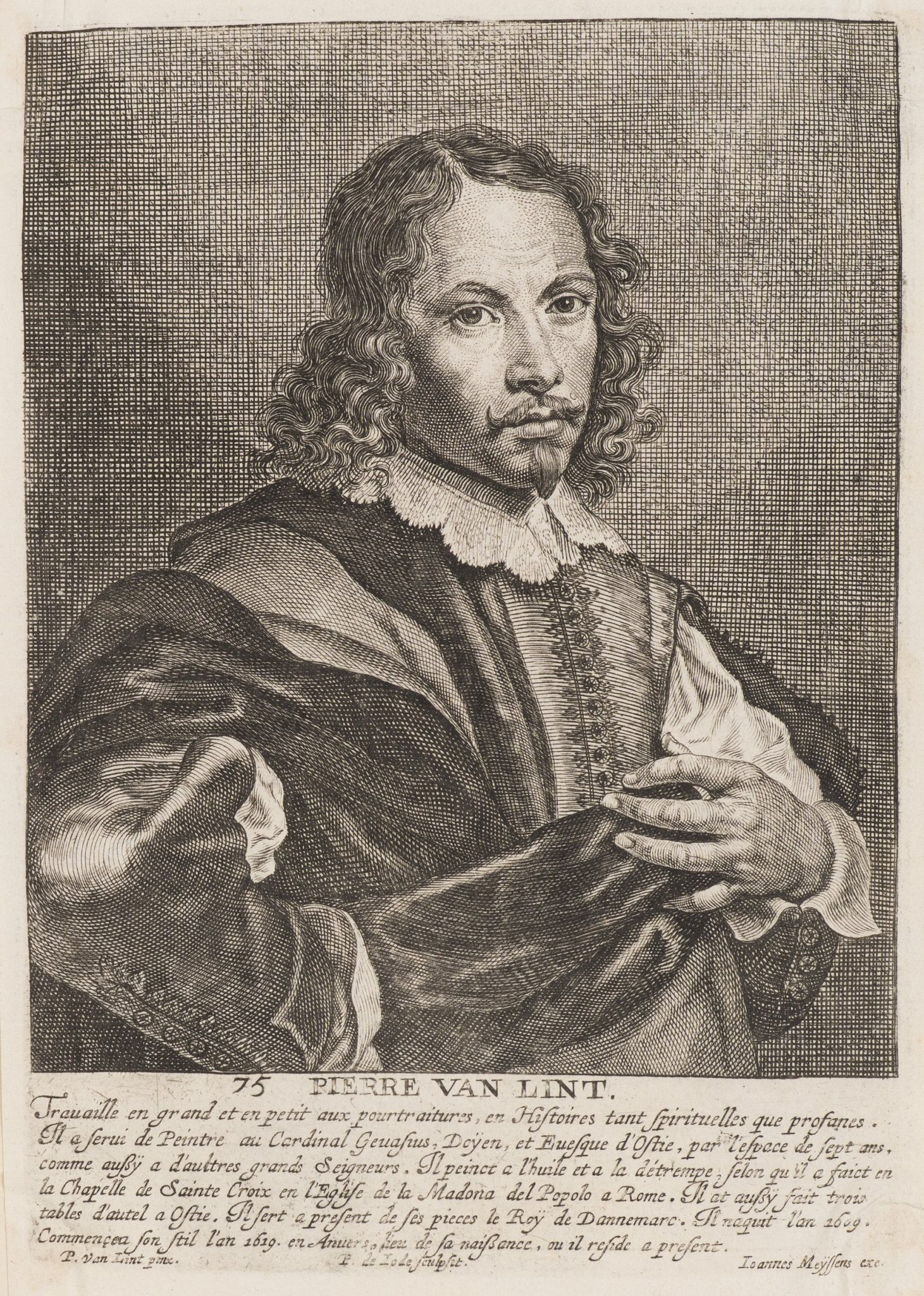 Porträt des Malers Pieter van Lint
