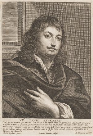 Porträt des Malers David Ryckaert dem Jüngeren