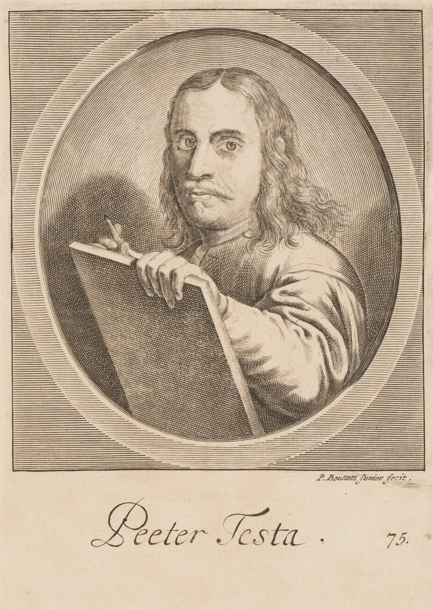 Selbstporträt des Malers Pietro Testa