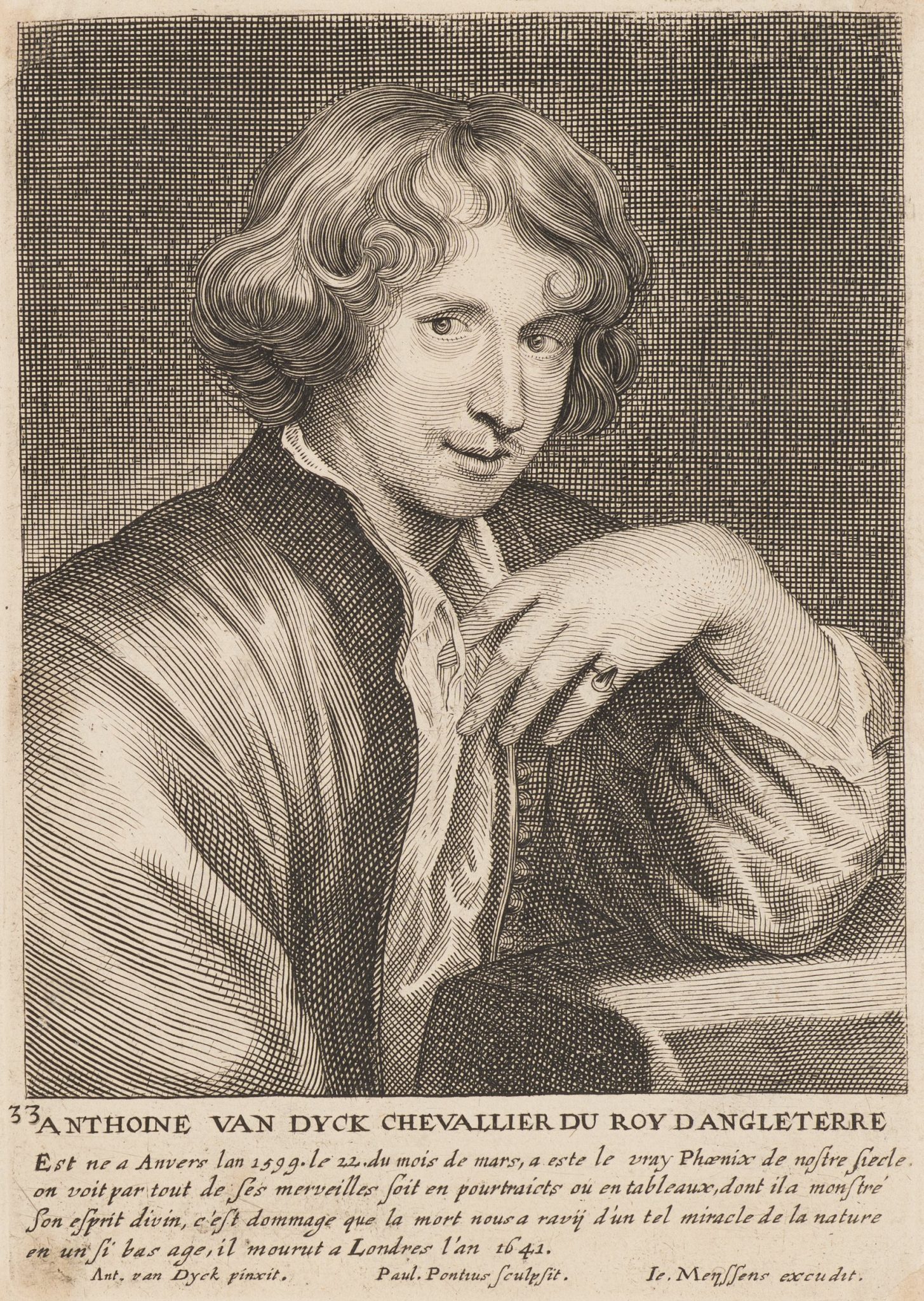Selbstporträt des Malers Anthonis van Dyck