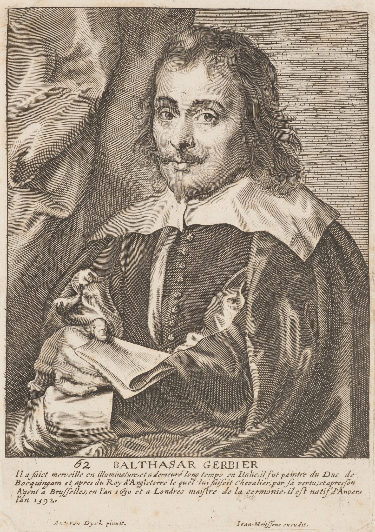 Porträt des Malers Balthazar Gerbier