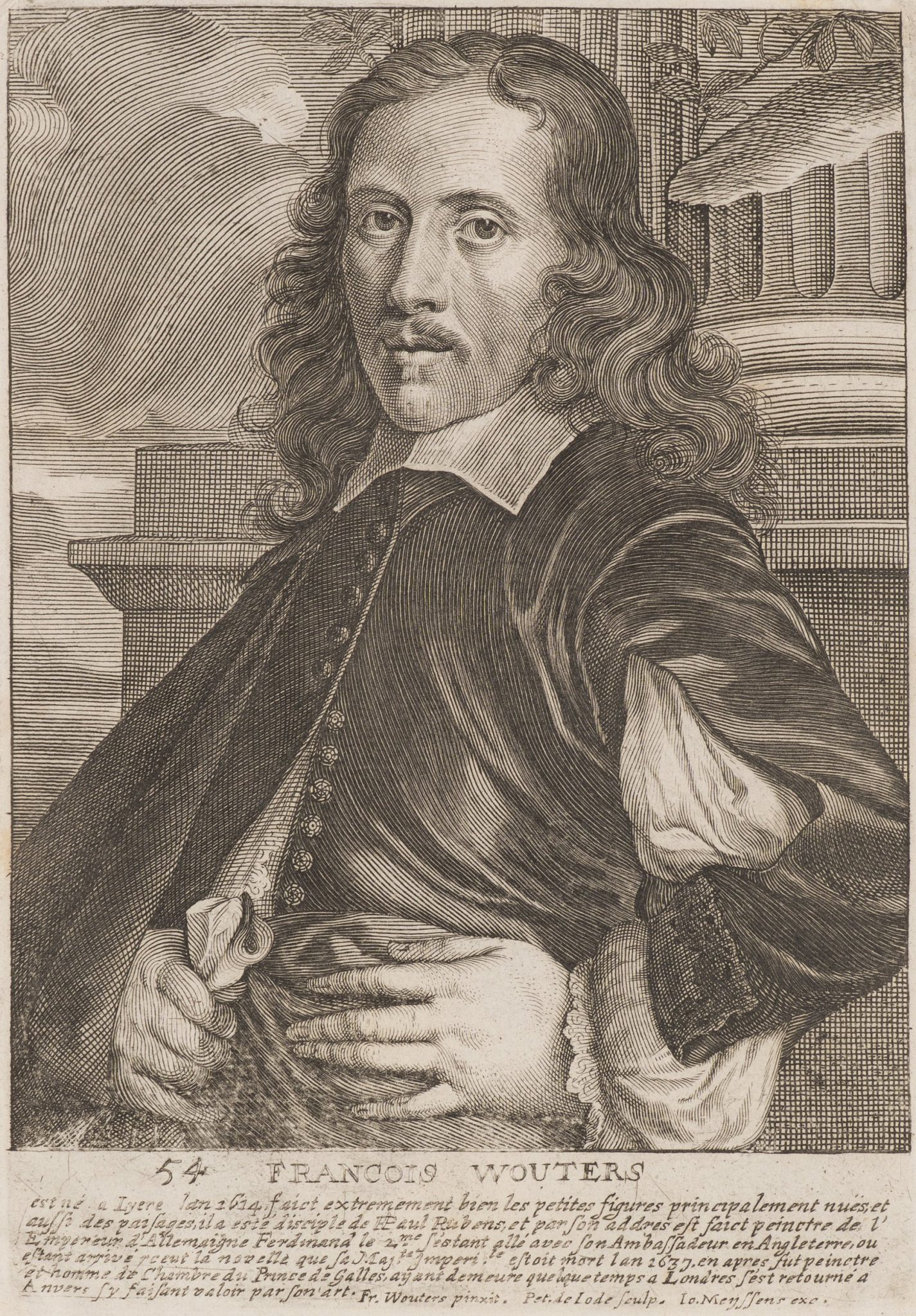 Porträt des Malers Frans Wouters