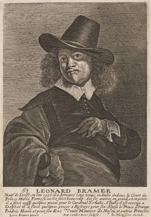 Porträt des Malers Leonaert Bramer