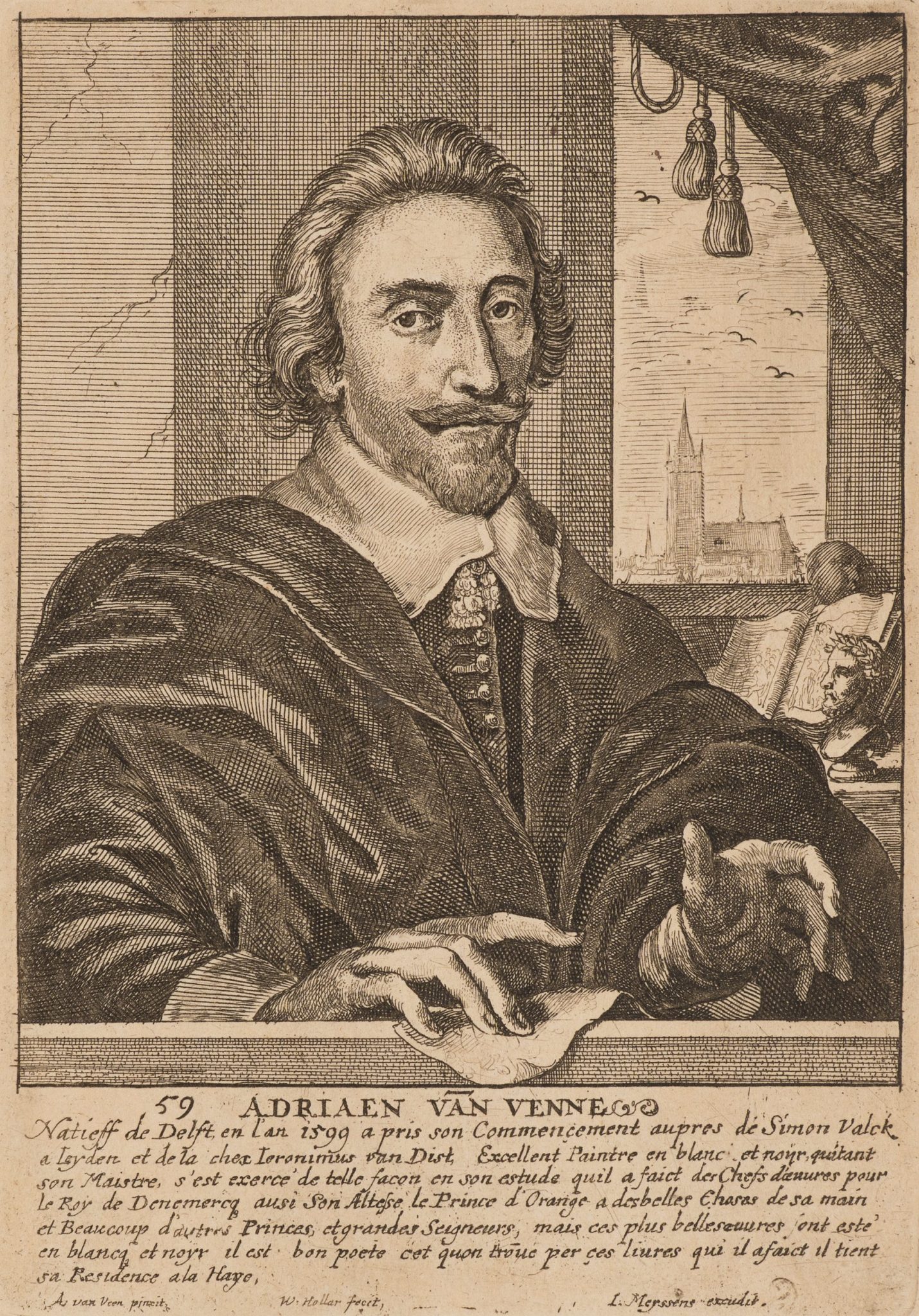 Porträt Adriaen van de Venne