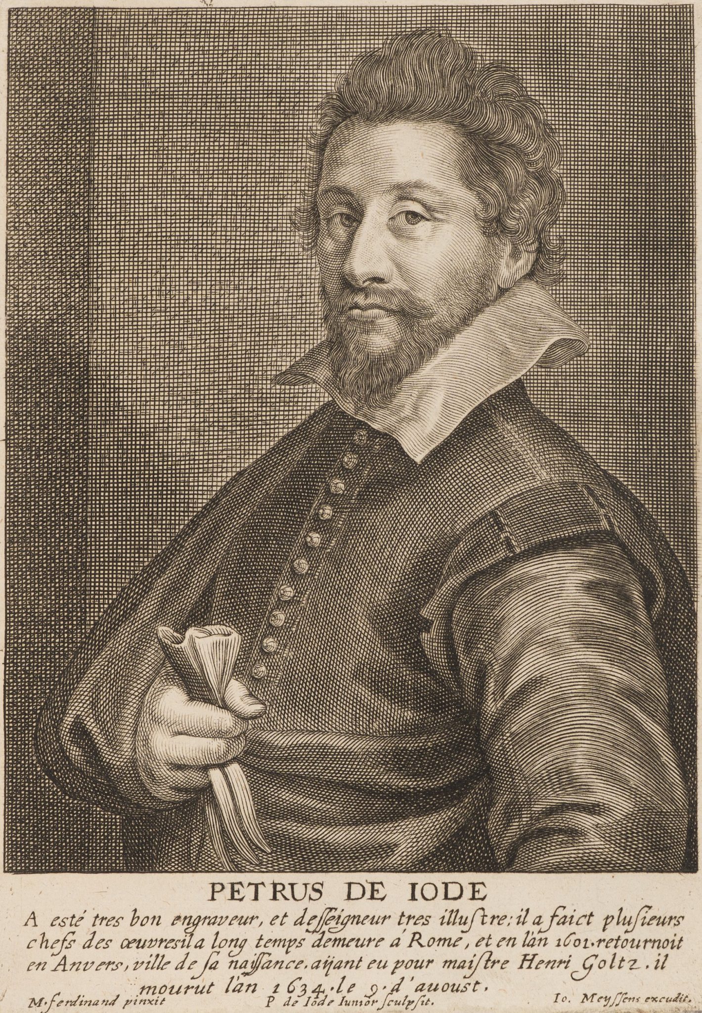 Porträt des Petrus de Iode