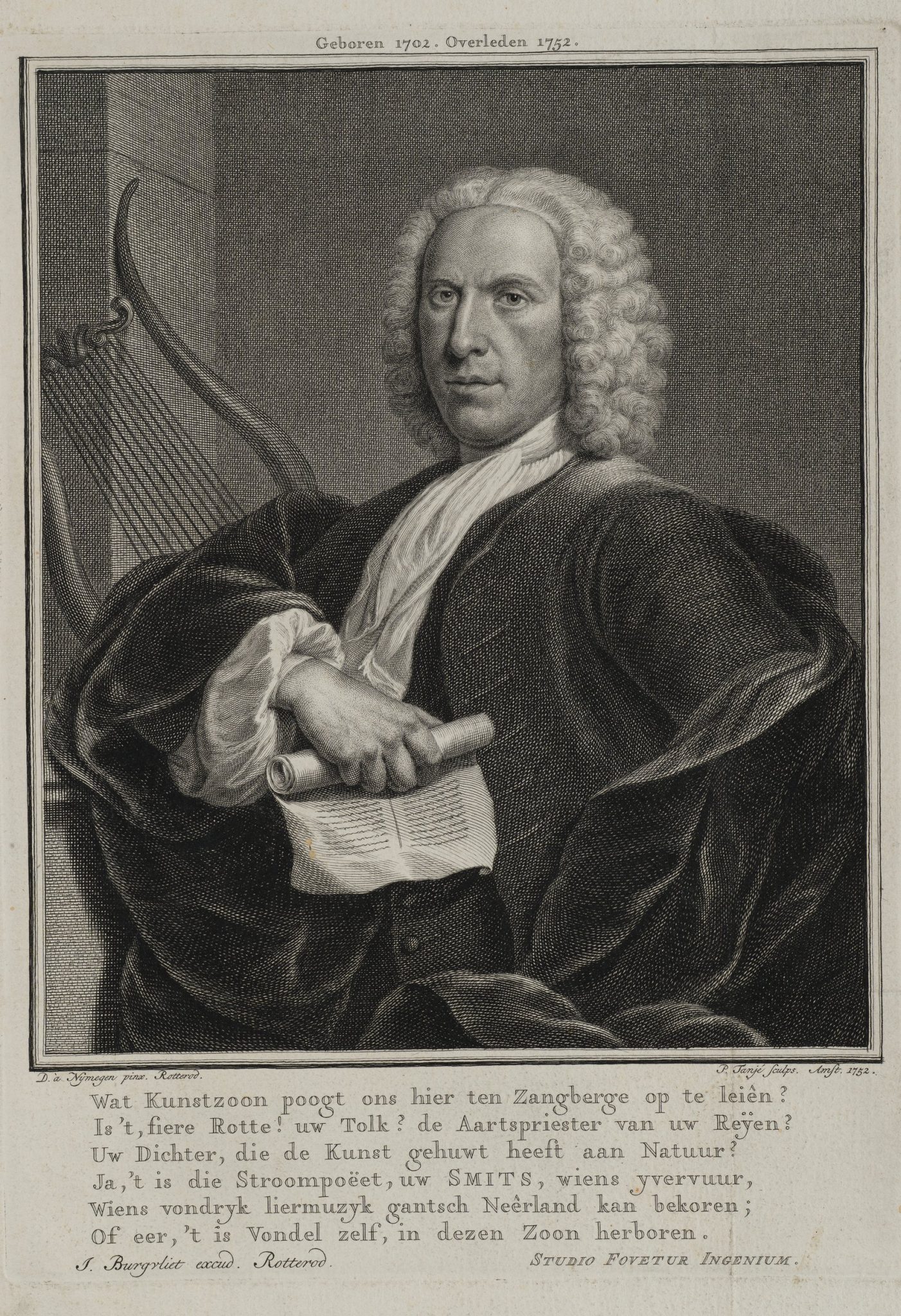 Bildnis des Dichters Dirk Smits