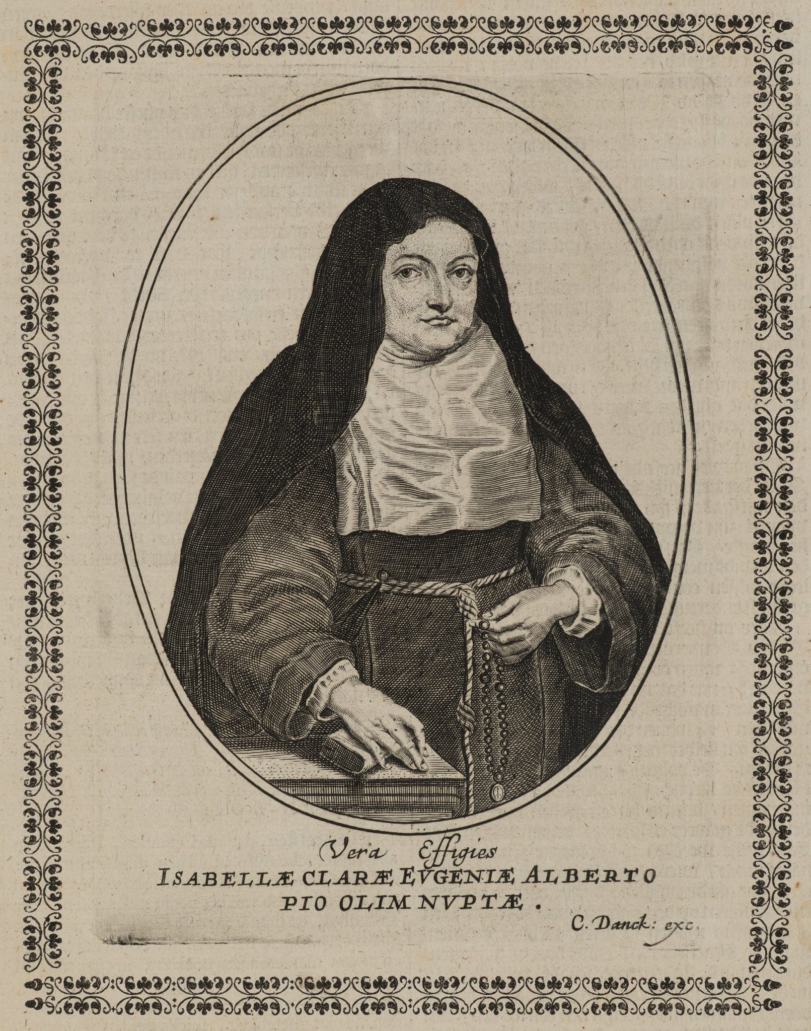 Isabella Clara Eugenia im Ordenshabit