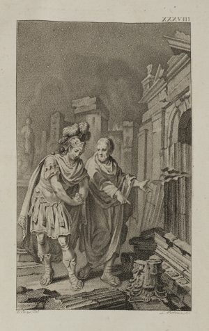 Scipio weint über den Ruinen Karthagos