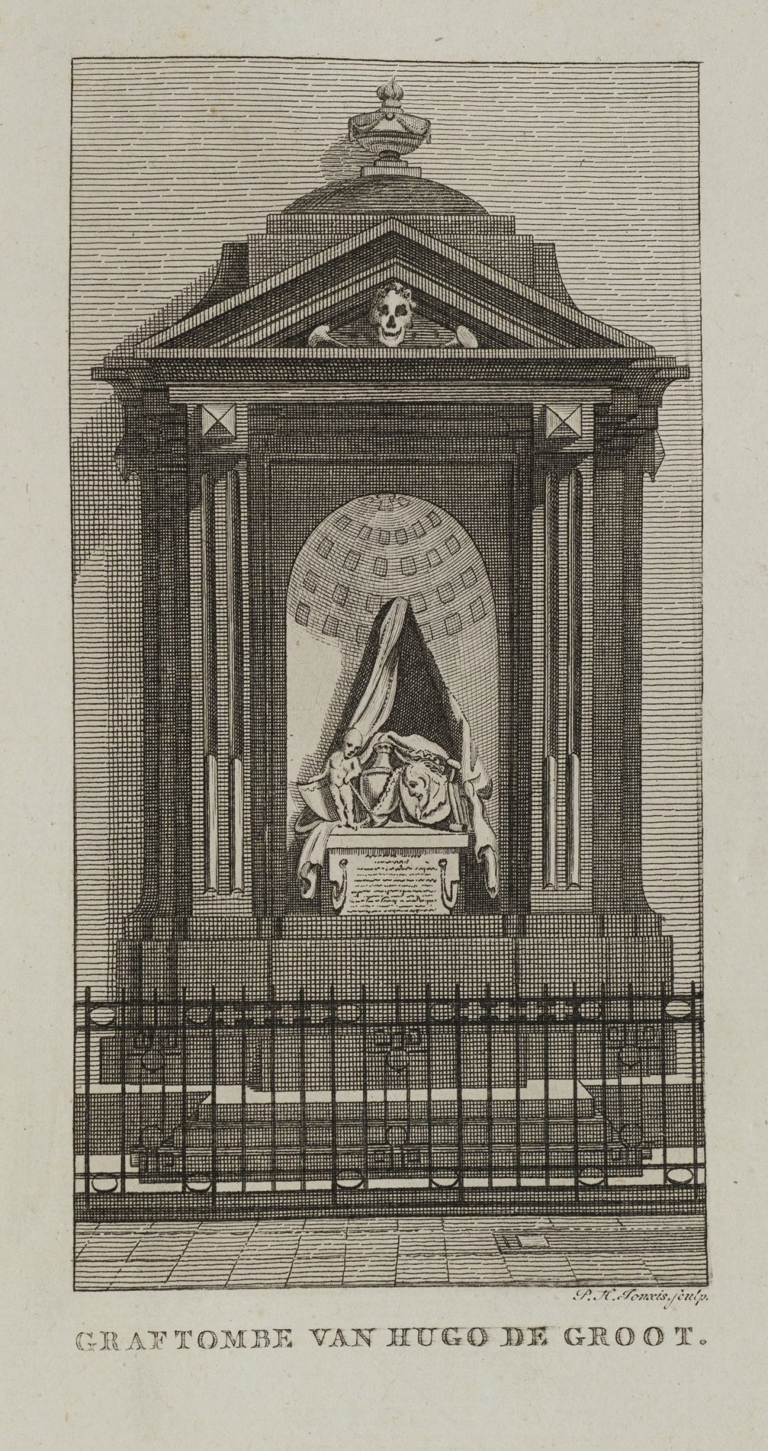 Grabmonument des Hugo de Groot