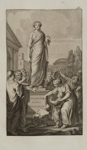 Standbild der Cornelia, Mutter der Gracchen