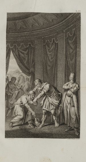 Tigranes zu Füßen des Pompeius
