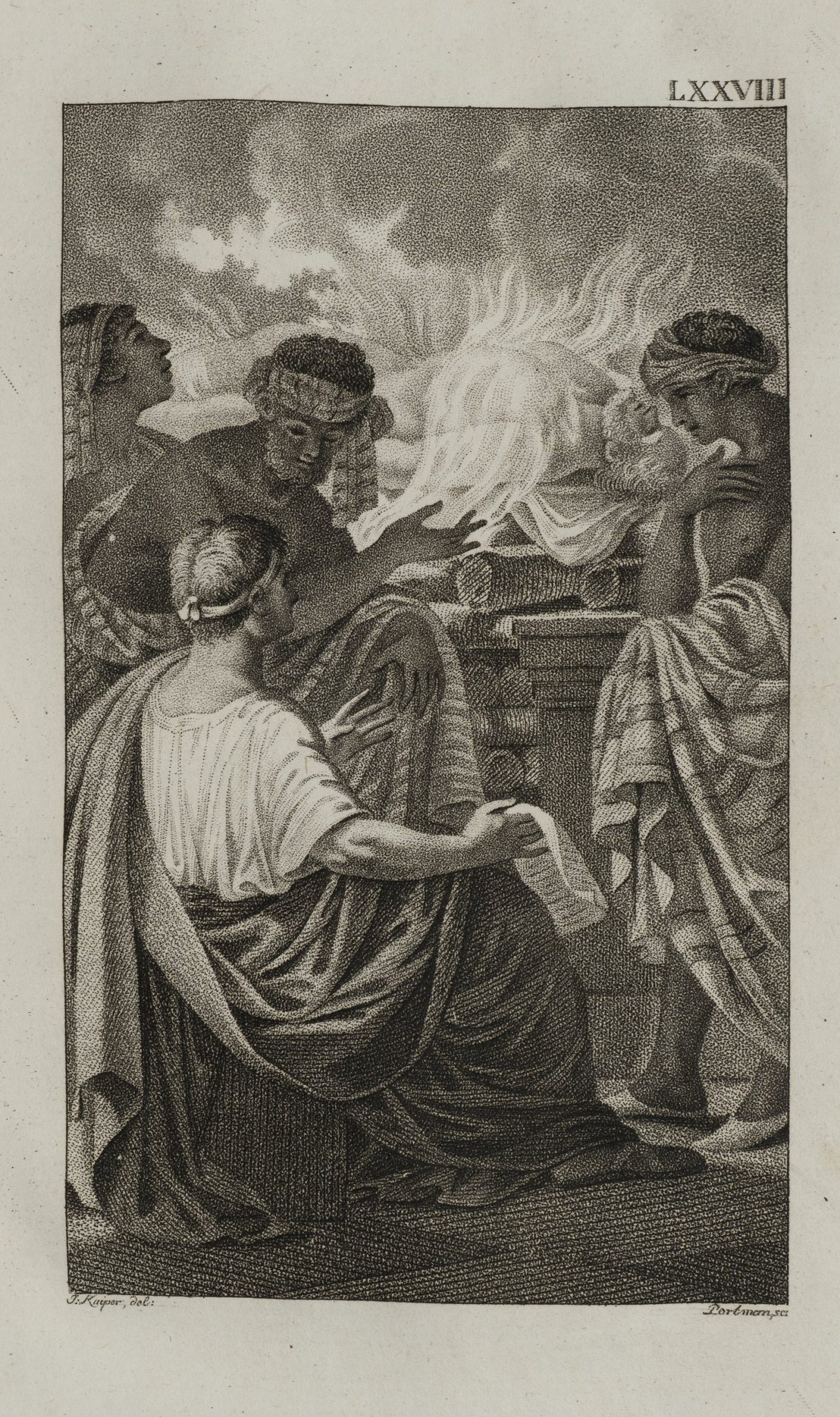 Selbstverbrennung vor Kaiser Augustus