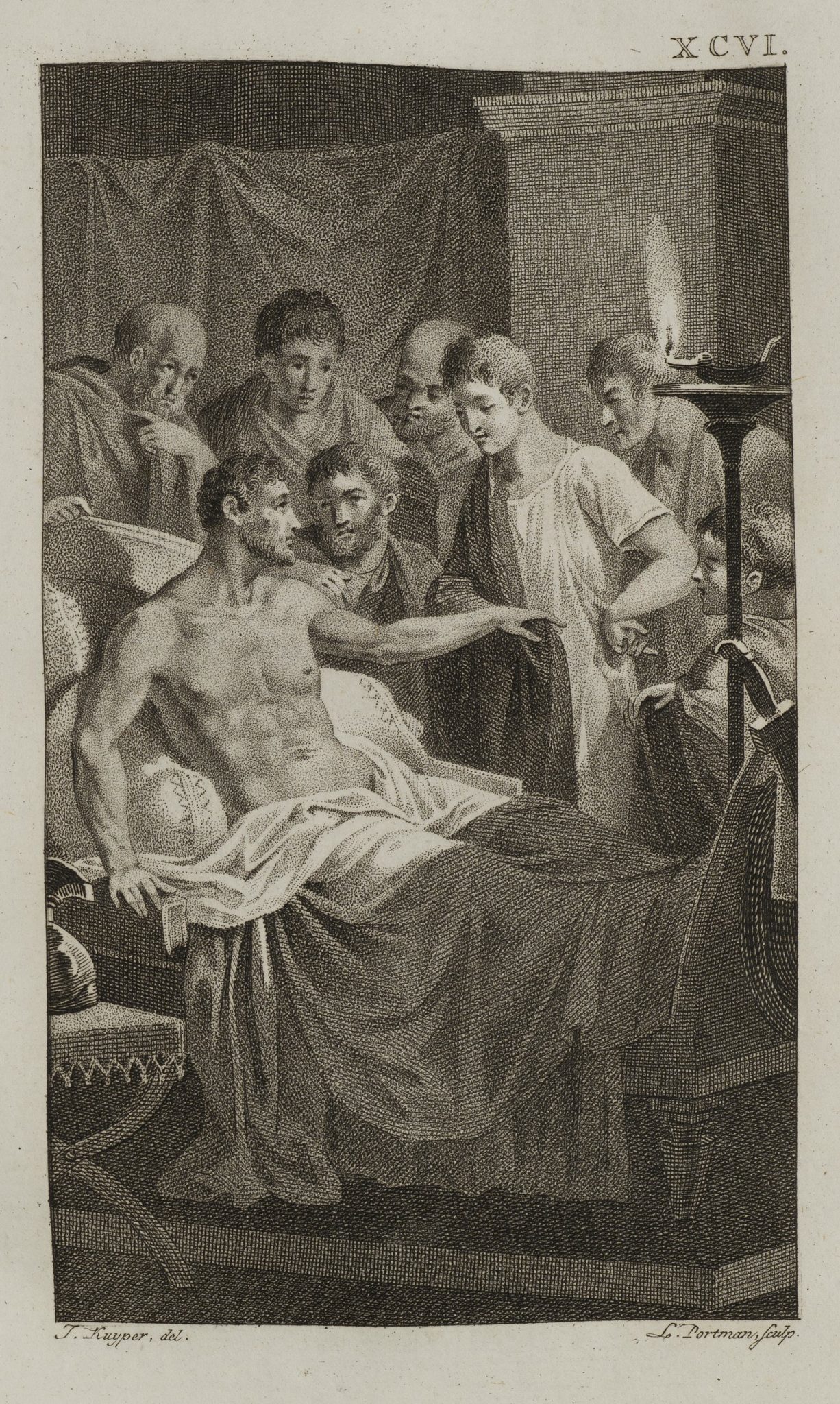 Marcus Aurelius ermahnt Commodus