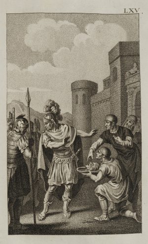 Caesar mit dem Haupt des Pompeius
