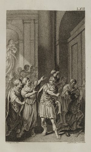 Caesar plündert die Schatzkammer Roms